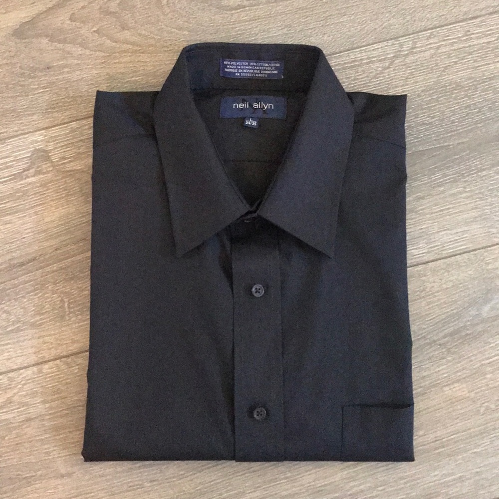 💙Bundle 3 for $19 - Neil Allyn Black Dress Shirt